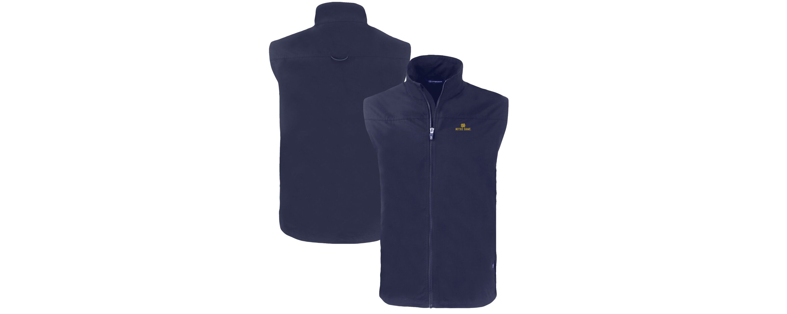 NCAA Notre Dame Fighting Irish Big & Tall Charter Eco Full-Zip Vest