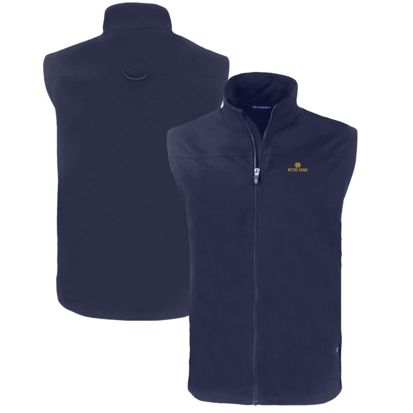 NCAA Notre Dame Fighting Irish Big & Tall Charter Eco Full-Zip Vest