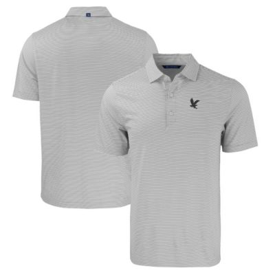 Cutter & Buck Men's NCAA Embry-Riddle Eagles Big & Tall Forge Eco Double Stripe Stretch Recycled Polo, Gray, LT