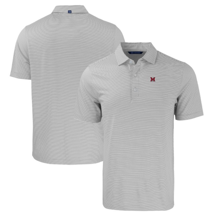 Miami (OH) RedHawks NCAA Miami University RedHawks Big & Tall Forge Eco Double Stripe Stretch Recycled Polo