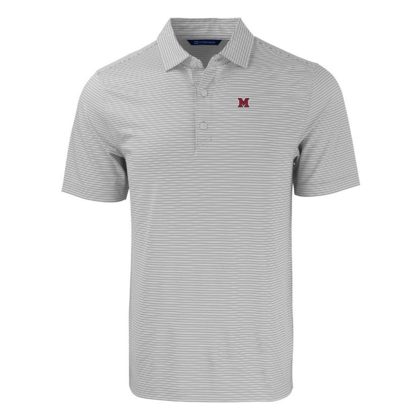 Miami (OH) RedHawks NCAA Miami University RedHawks Big & Tall Forge Eco Double Stripe Stretch Recycled Polo