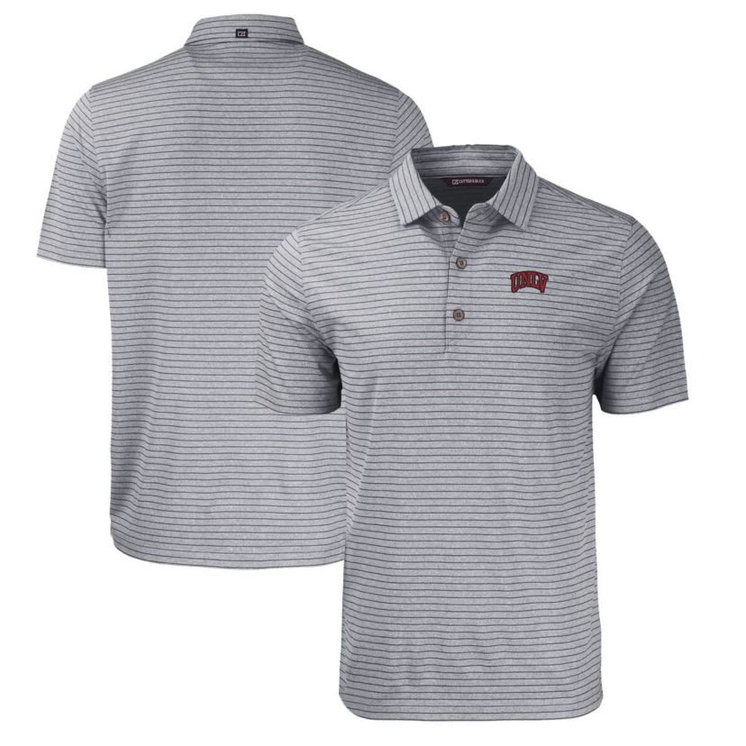 NCAA UNLV Rebels Big & Tall Forge Eco Stripe Stretch Recycled Polo