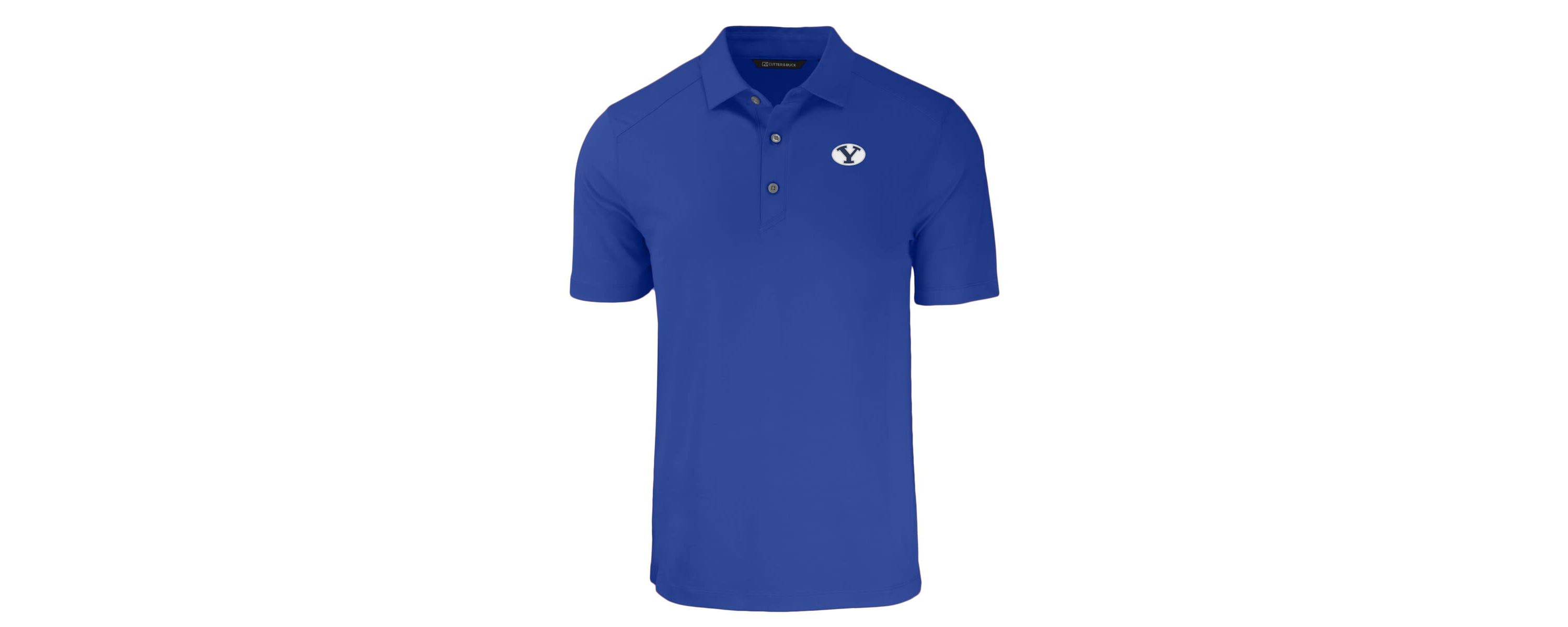 NCAA BYU Cougars Big & Tall Forge Eco Stretch Recycled Polo