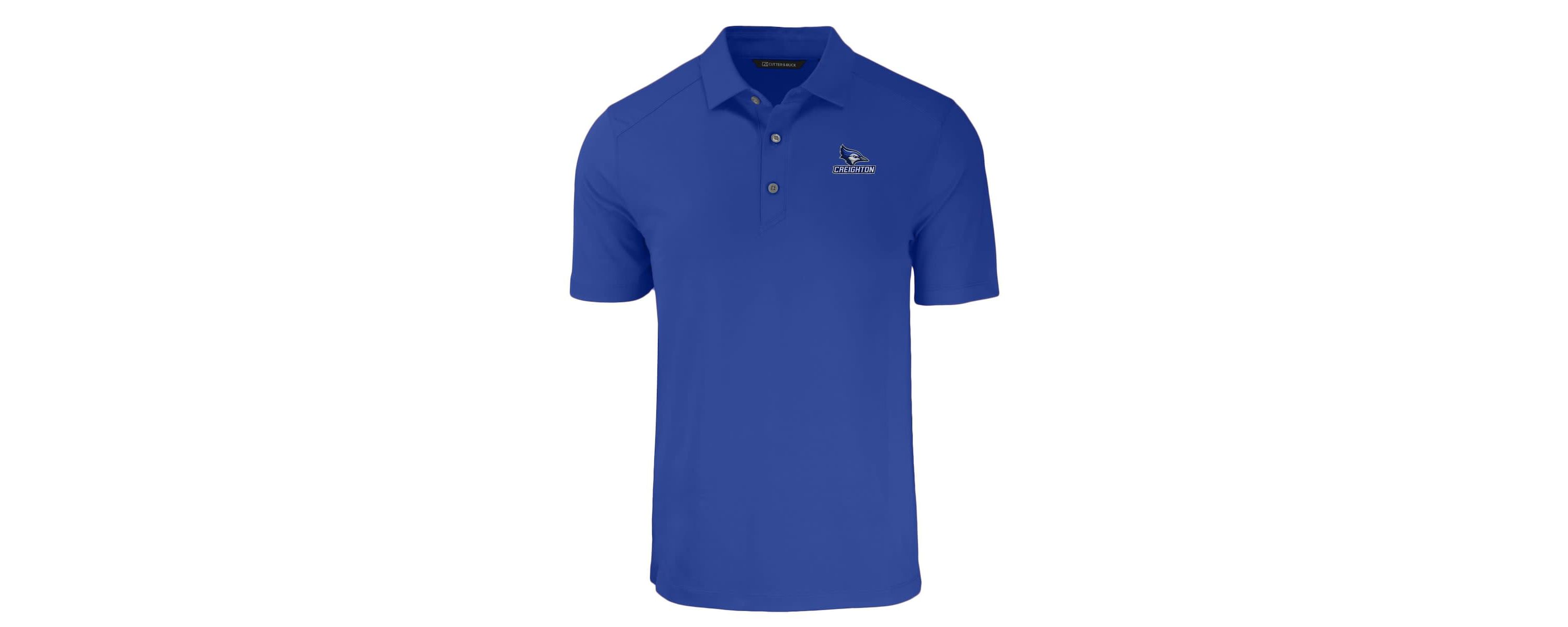 Creighton University Bluejays NCAA Creighton Bluejays Big & Tall Forge Eco Stretch Recycled Polo