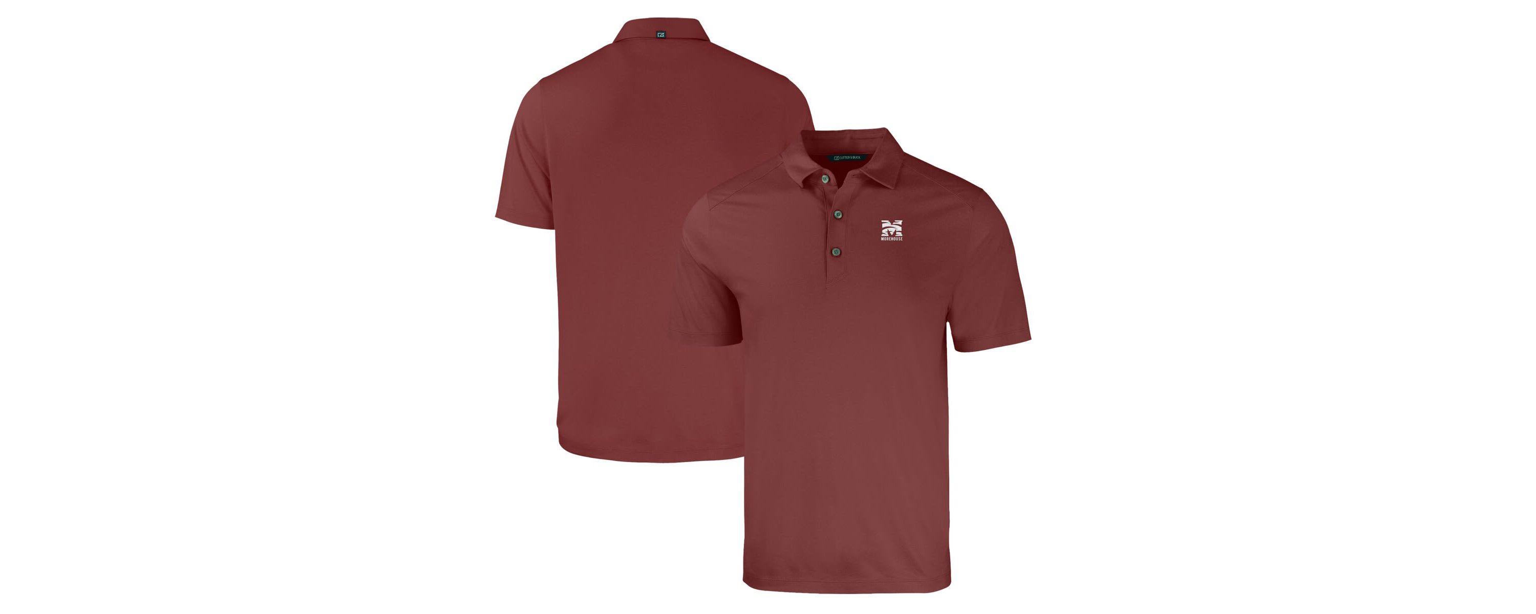 Morehouse Maroon Tigers NCAA Morehouse Tigers Big & Tall Forge Eco Stretch Recycled Polo