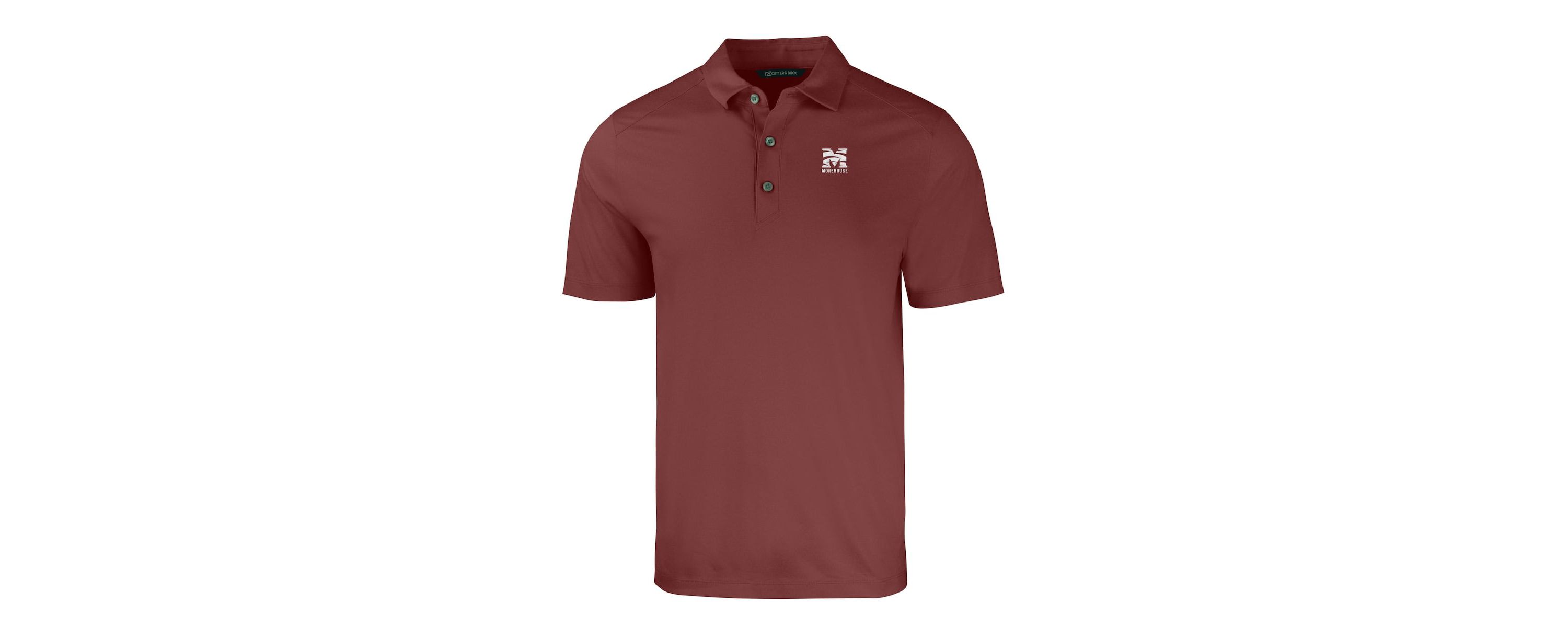 Morehouse Maroon Tigers NCAA Morehouse Tigers Big & Tall Forge Eco Stretch Recycled Polo