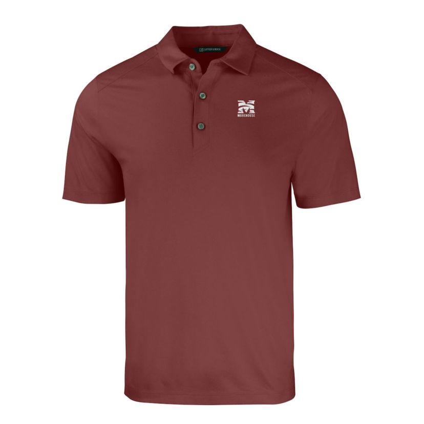 Morehouse Maroon Tigers NCAA Morehouse Tigers Big & Tall Forge Eco Stretch Recycled Polo