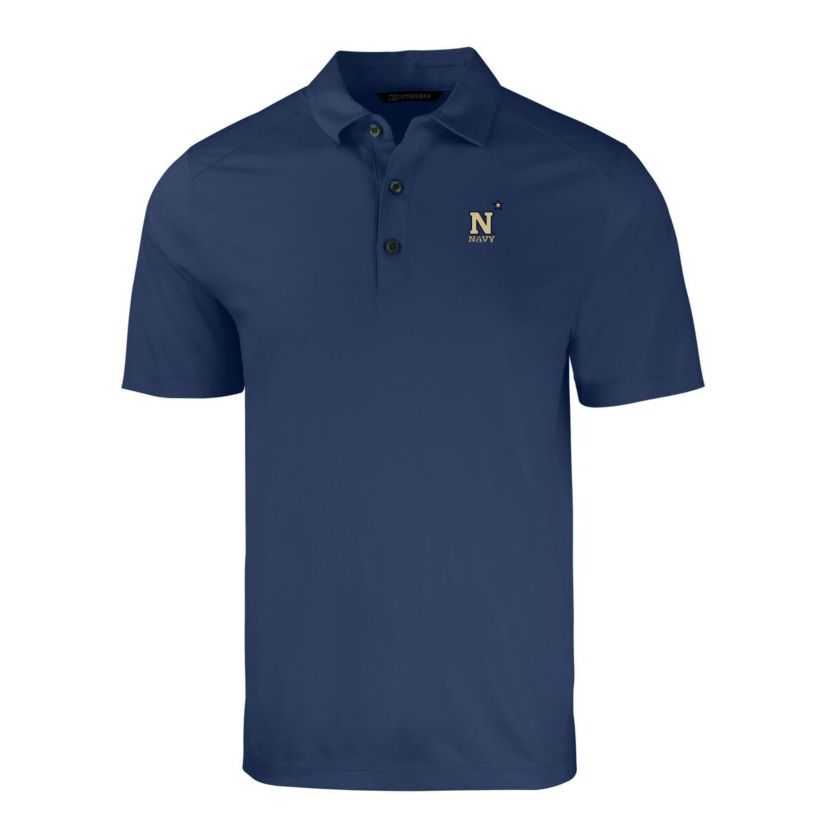 Navy Midshipmen NCAA Midshipmen Big & Tall Forge Eco Stretch Recycled Polo