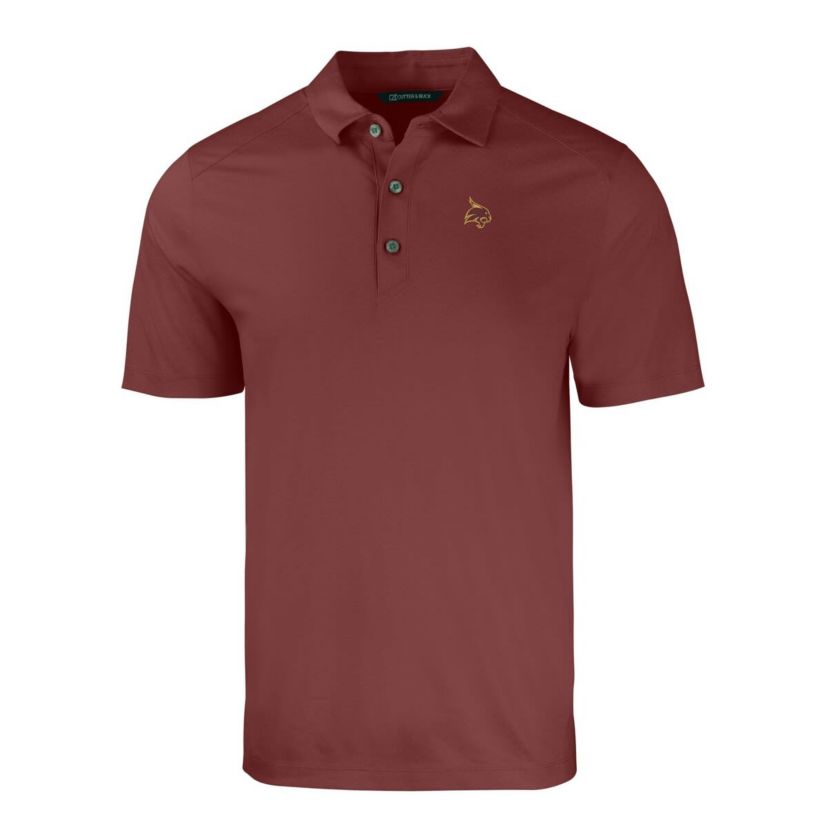 NCAA Texas State Bobcats Big & Tall Forge Eco Stretch Recycled Polo