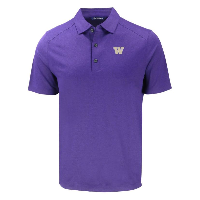 NCAA Washington Huskies Big & Tall Forge Eco Stretch Recycled Polo
