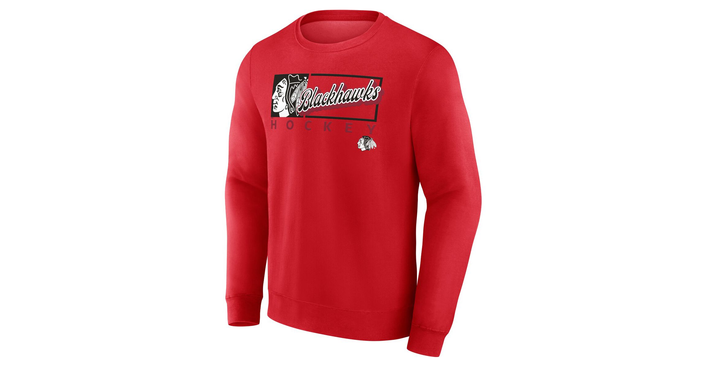 NHL Fanatics Chicago Blackhawks Focus Fleece Pullover Sweatshirt