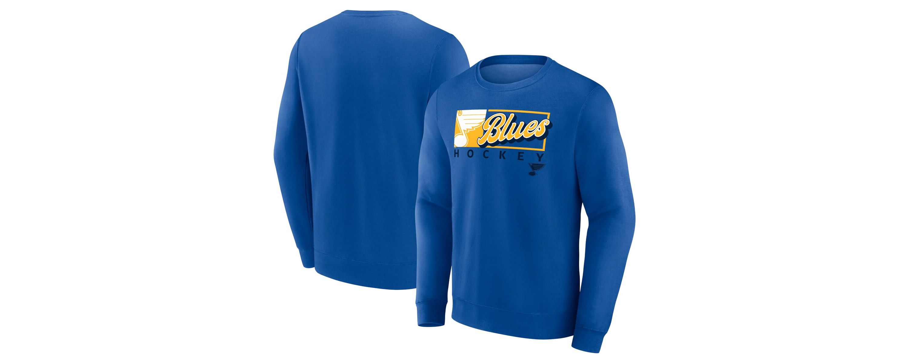 NHL Fanatics St. Louis Blues Focus Fleece Pullover Sweatshirt