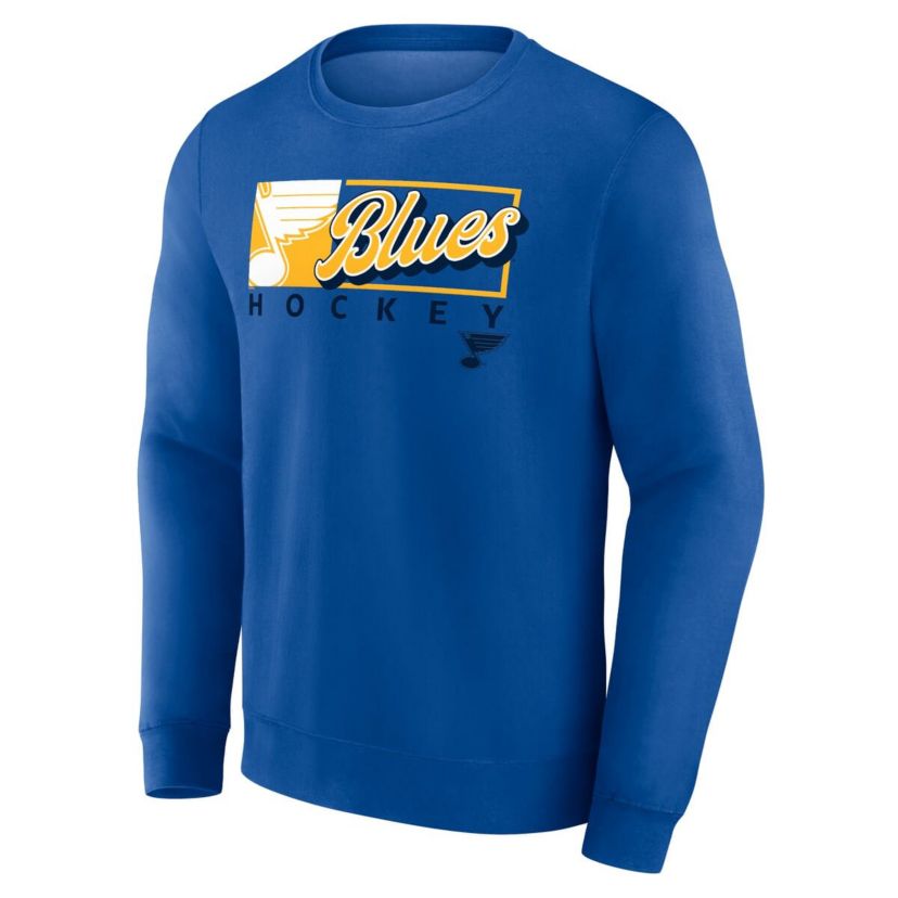 NHL Fanatics St. Louis Blues Focus Fleece Pullover Sweatshirt