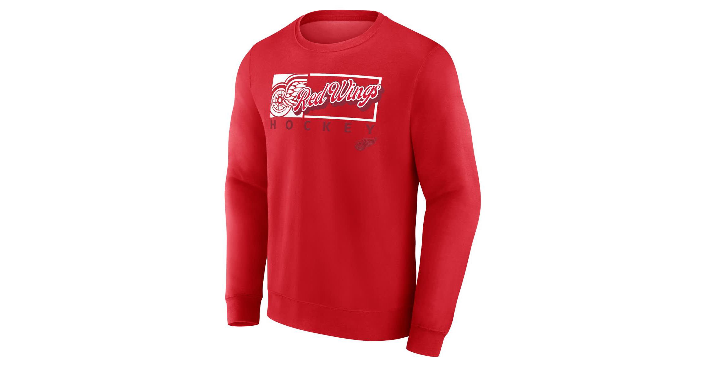 NHL Fanatics Detroit Wings Focus Fleece Pullover Sweatshirt