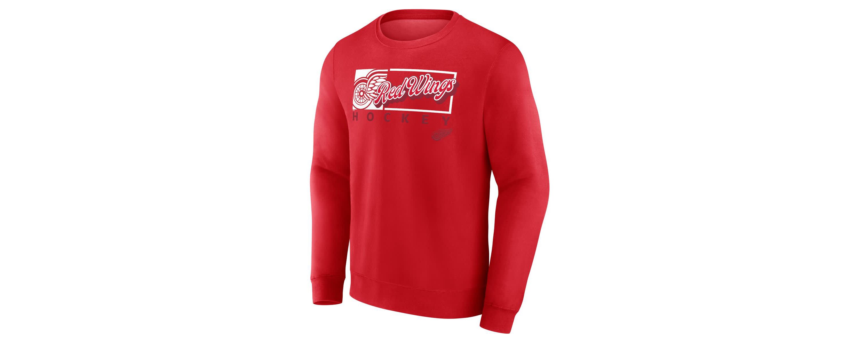 NHL Fanatics Detroit Wings Focus Fleece Pullover Sweatshirt