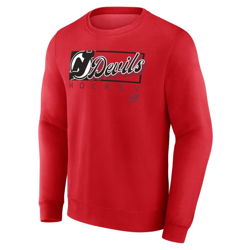 NHL Fanatics New Jersey Devils Focus Fleece Pullover Sweatshirt