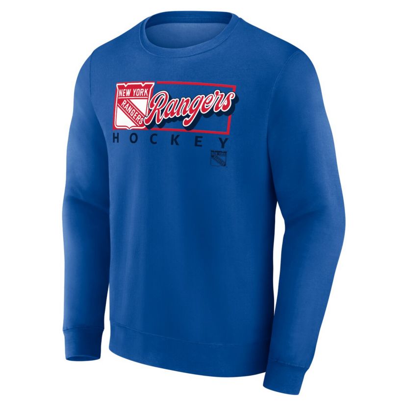 NHL Fanatics New York Rangers Focus Fleece Pullover Sweatshirt