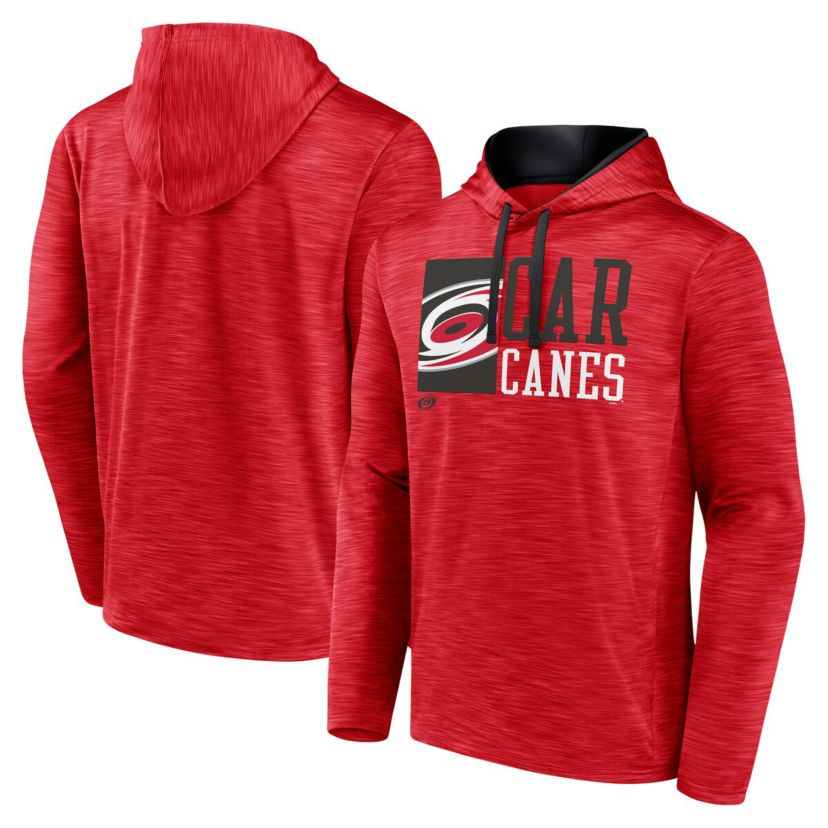 NHL Fanatics Carolina Hurricanes Never Quit Pullover Hoodie