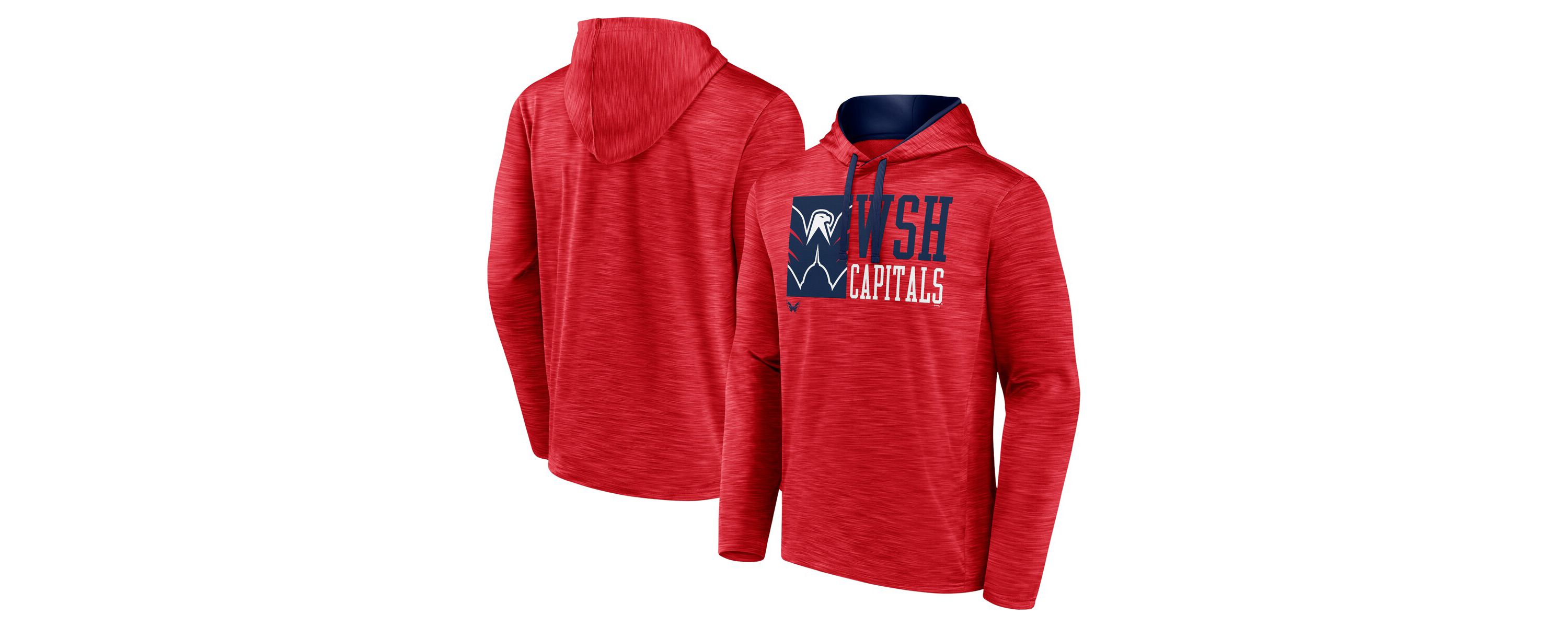 NHL Fanatics Washington Capitals Never Quit Pullover Hoodie