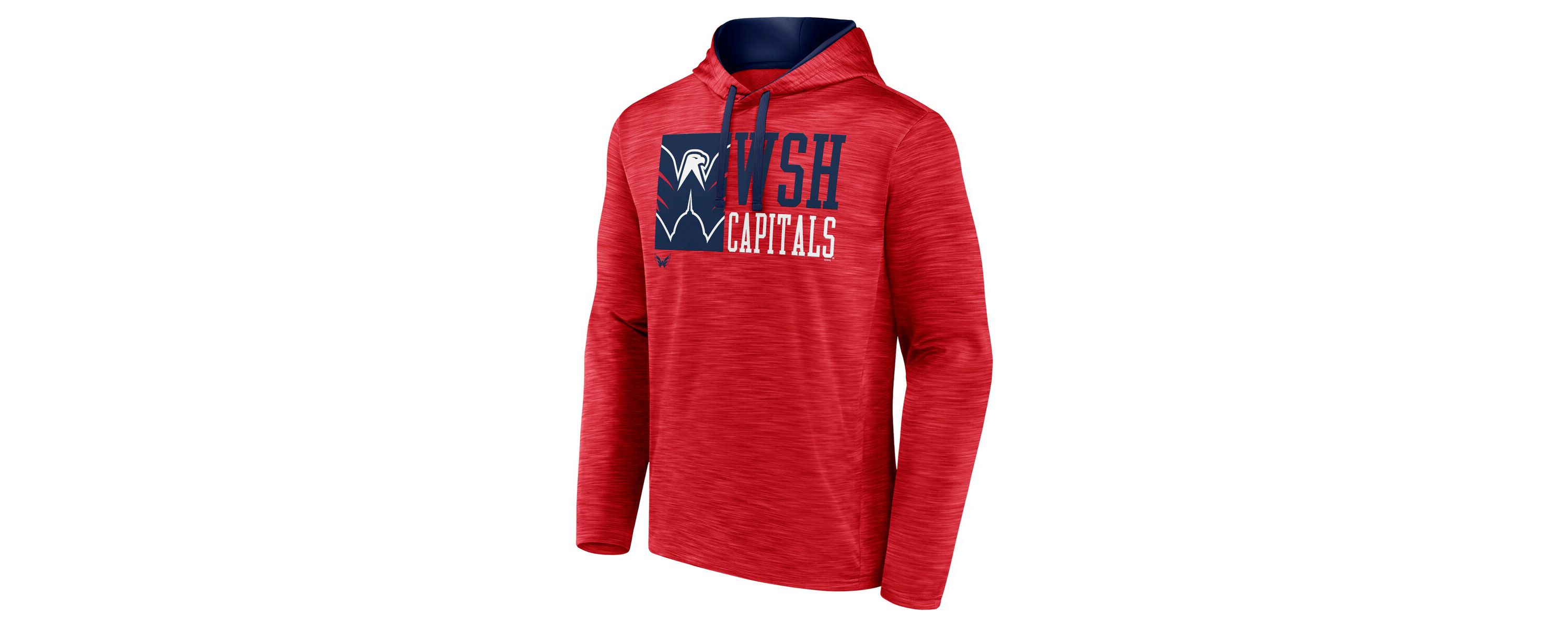 NHL Fanatics Washington Capitals Never Quit Pullover Hoodie
