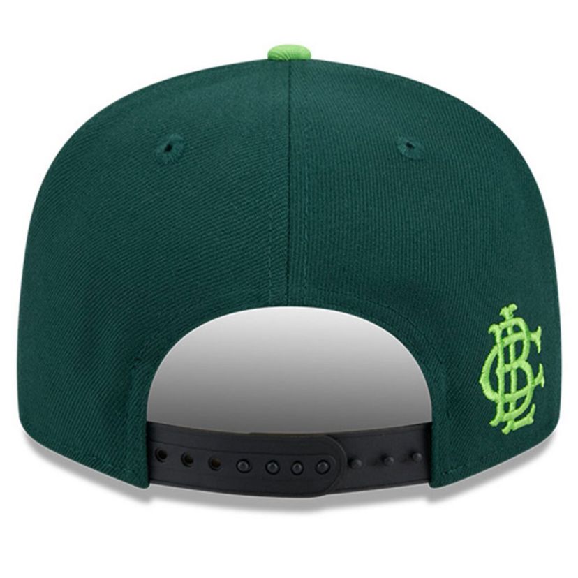 MLB Green/Black Chicago Cubs Sour Apple Big League Chew Flavor Pack 9FIFTY Snapback Hat