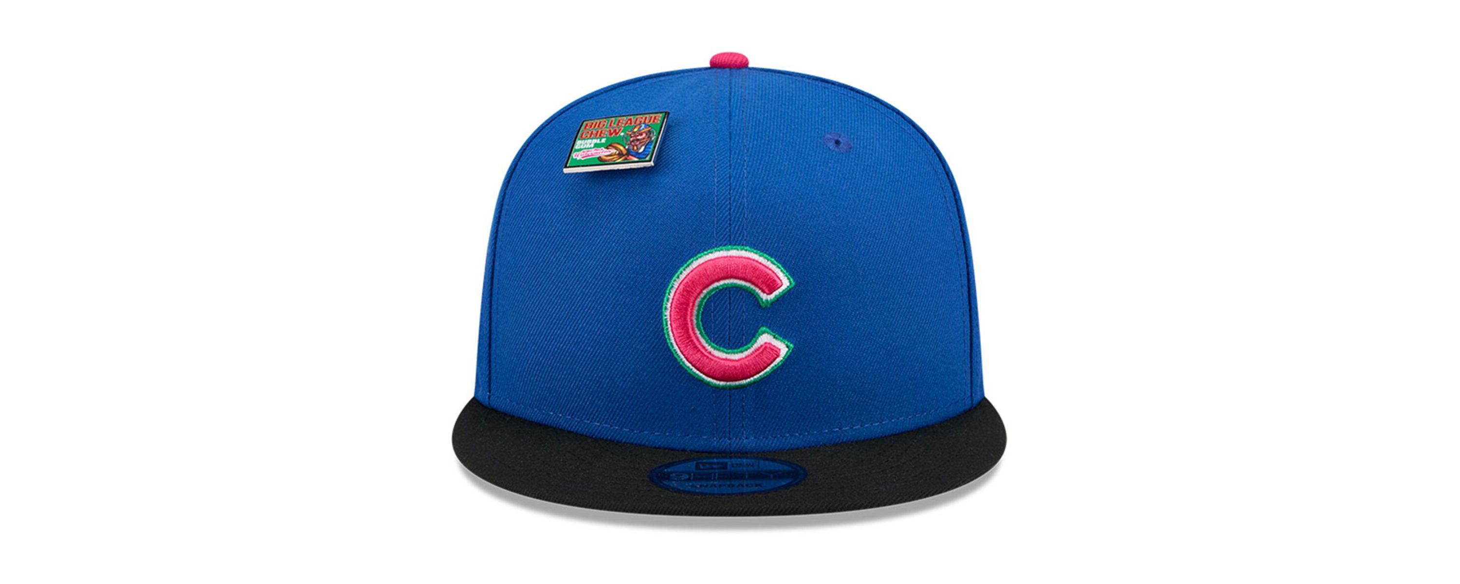 MLB Royal/Black Chicago Cubs Watermelon Big League Chew Flavor Pack 9FIFTY Snapback Hat