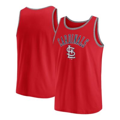 Men's MLB Fanatics St. Louis Cardinals Bet Tank Top, Red, Small