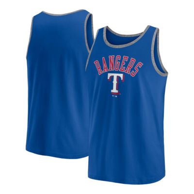 Men's MLB Fanatics Texas Rangers Bet Tank Top, Small