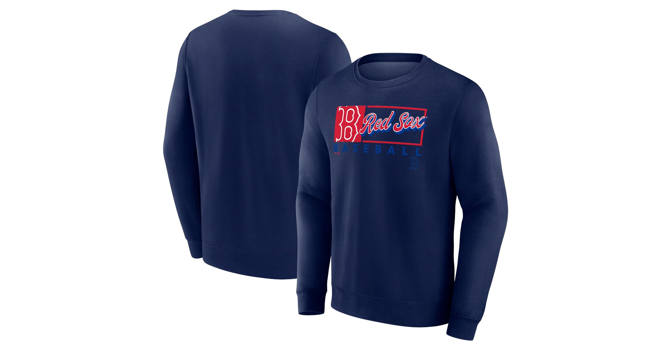 Boston Red Sox MLB Fanatics Boston Sox Focus Fleece Pullover Sweatshirt