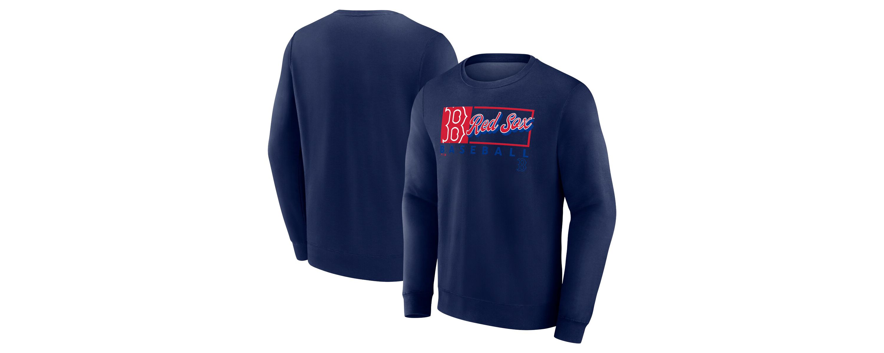 Boston Red Sox MLB Fanatics Boston Sox Focus Fleece Pullover Sweatshirt