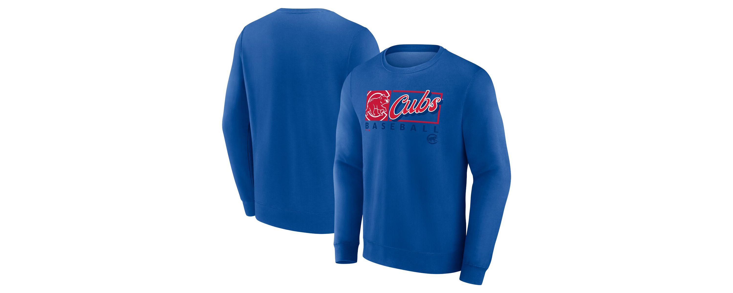 MLB Fanatics Chicago Cubs Focus Fleece Pullover Sweatshirt