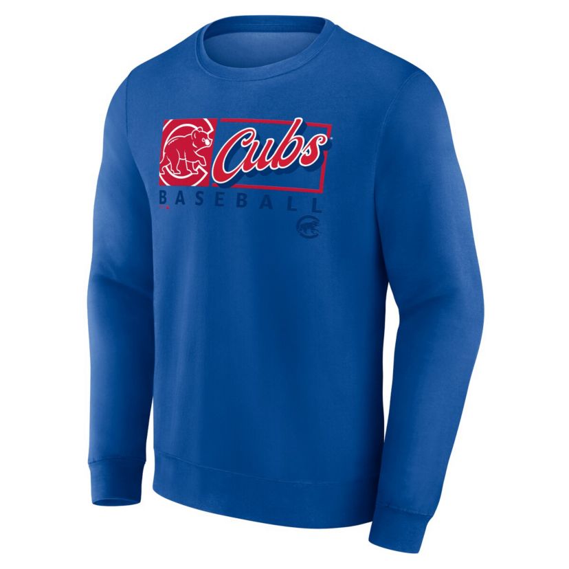 MLB Fanatics Chicago Cubs Focus Fleece Pullover Sweatshirt