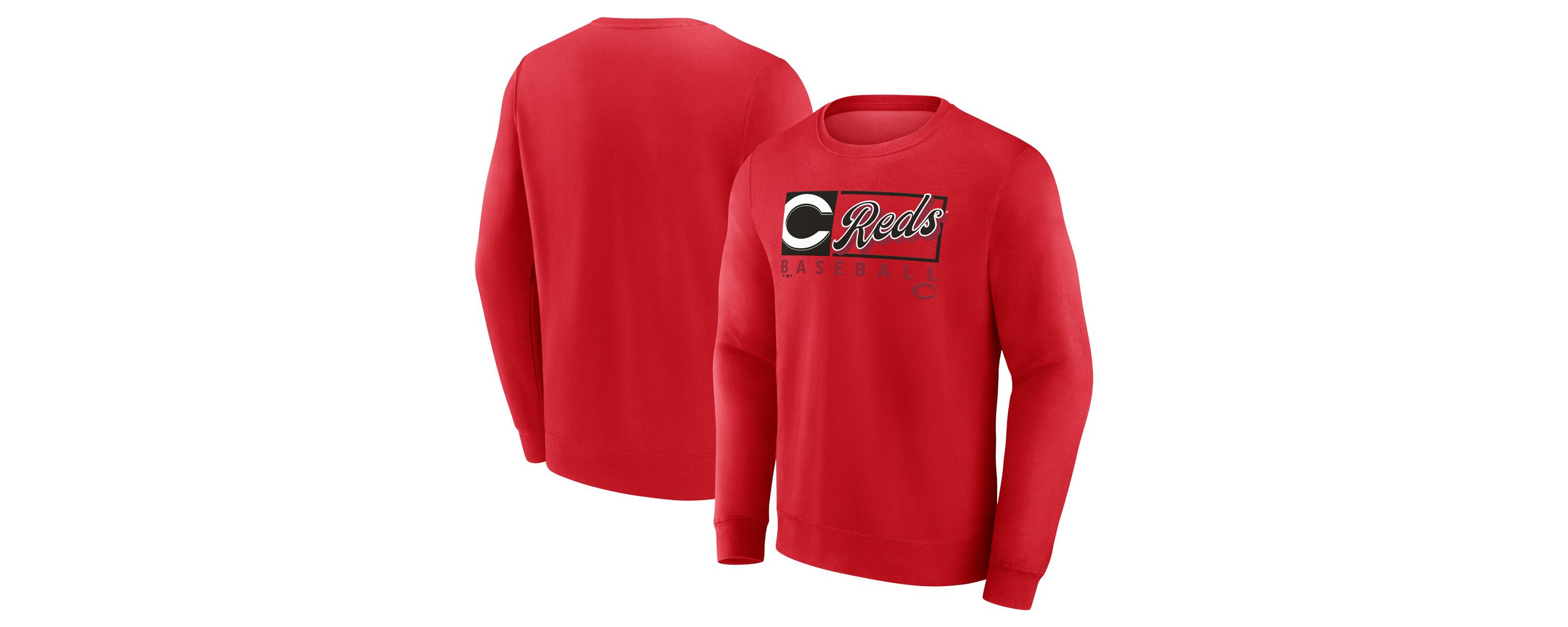MLB Fanatics Cincinnati Reds Focus Fleece Pullover Sweatshirt