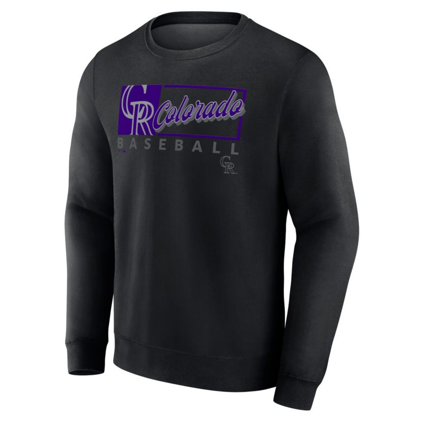 MLB Fanatics Colorado Rockies Focus Fleece Pullover Sweatshirt