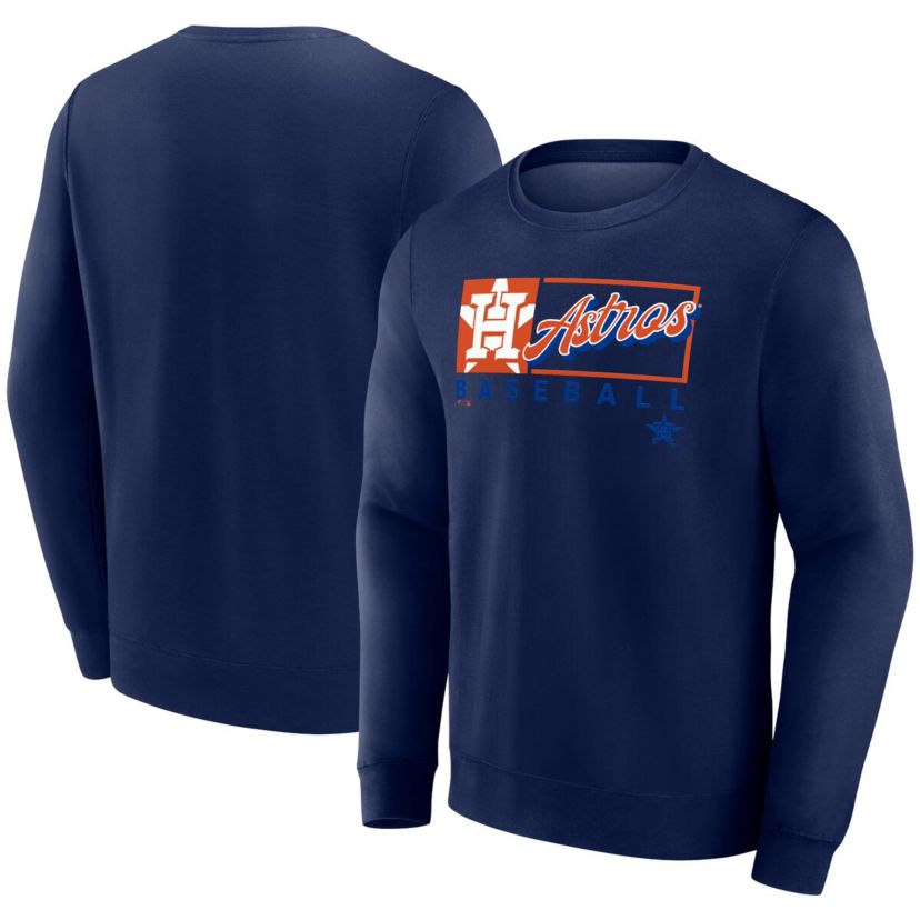 MLB Fanatics Houston Astros Focus Fleece Pullover Sweatshirt