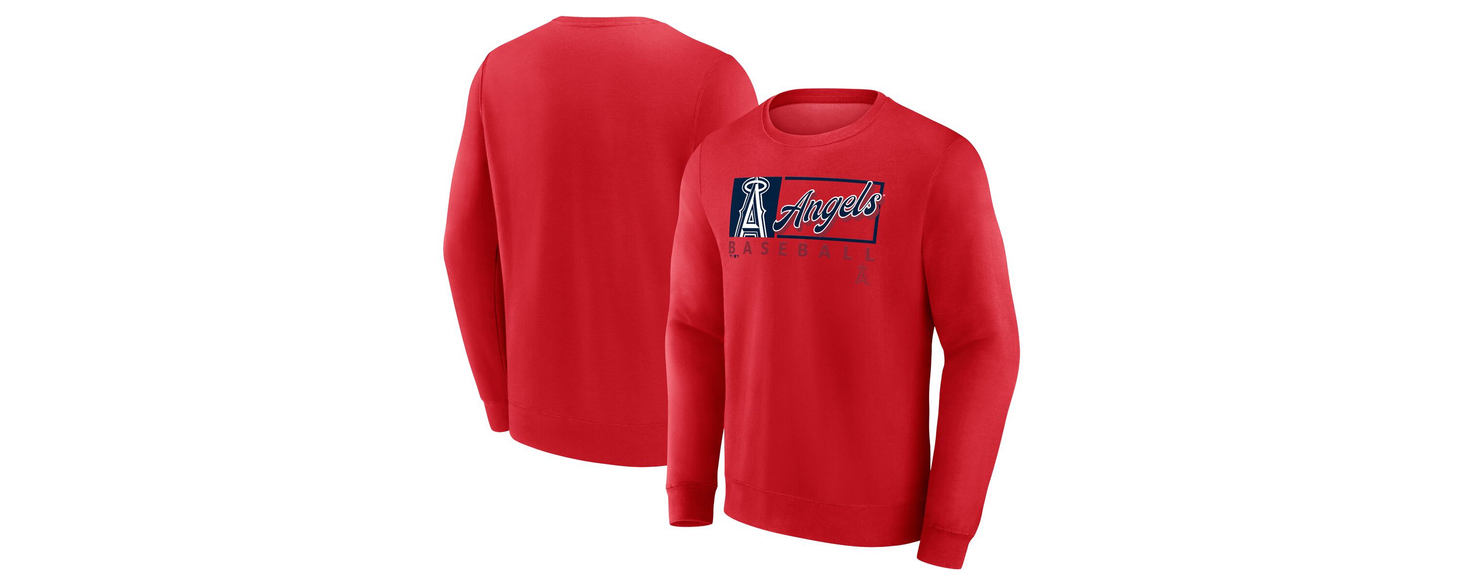 MLB Fanatics Los Angeles Angels Focus Fleece Pullover Sweatshirt