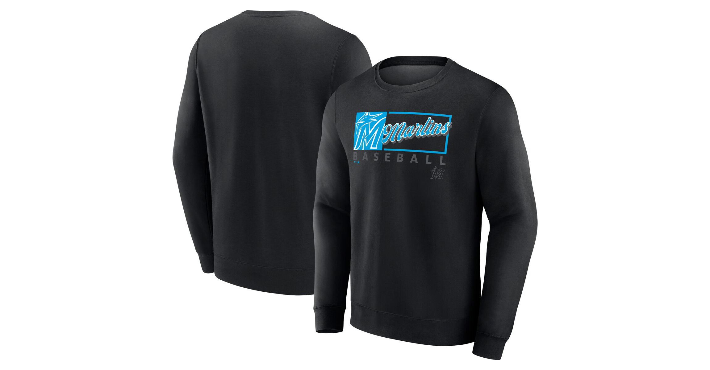 MLB Fanatics Miami Marlins Focus Fleece Pullover Sweatshirt