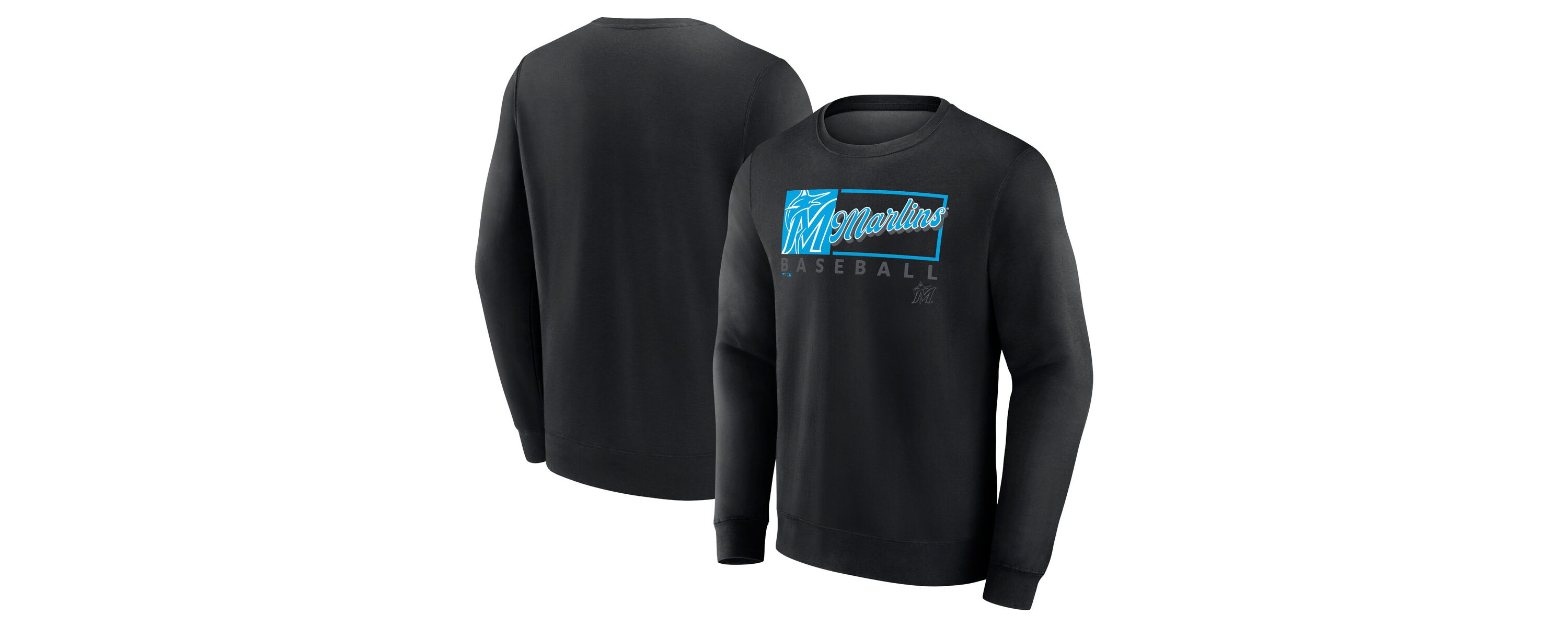 MLB Fanatics Miami Marlins Focus Fleece Pullover Sweatshirt