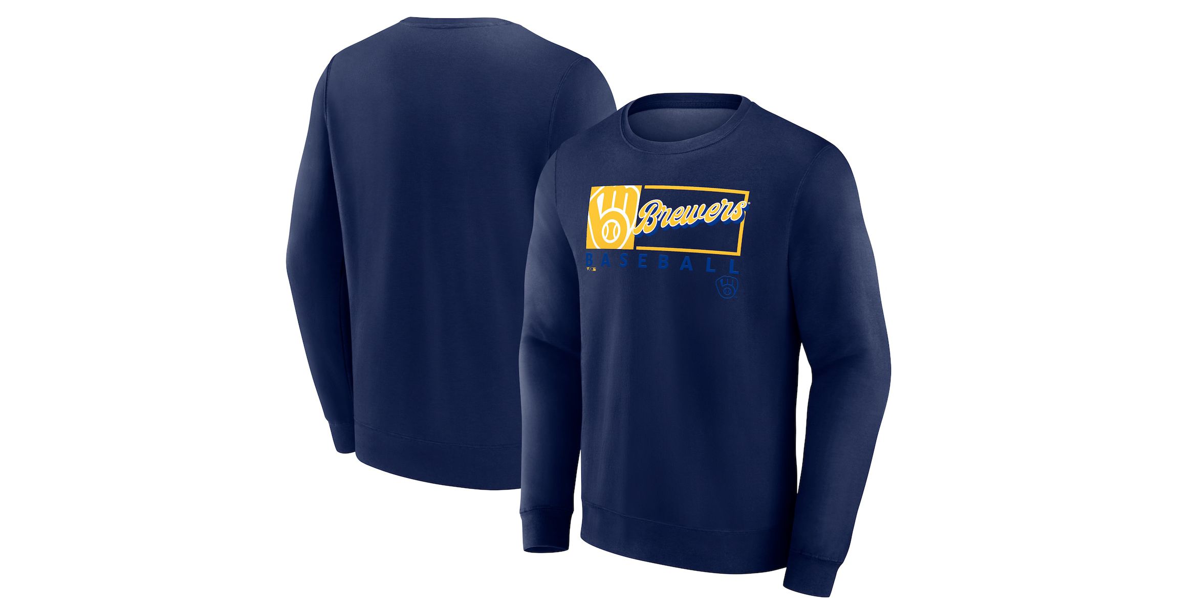 MLB Fanatics Milwaukee Brewers Focus Fleece Pullover Sweatshirt