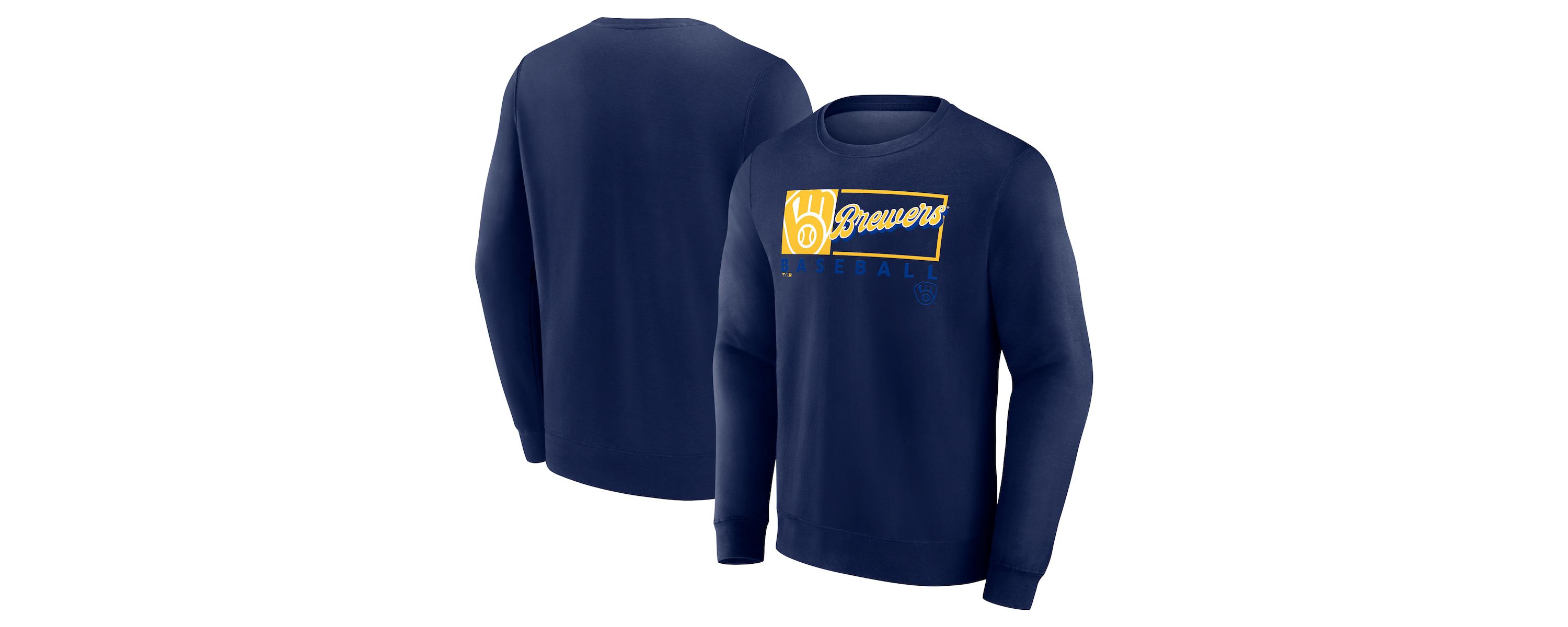 MLB Fanatics Milwaukee Brewers Focus Fleece Pullover Sweatshirt