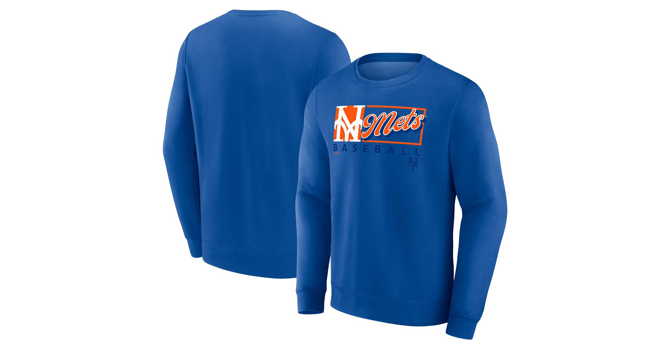 MLB Fanatics New York Mets Focus Fleece Pullover Sweatshirt