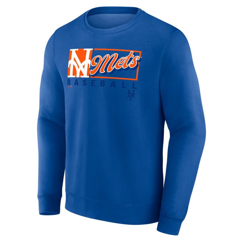 MLB Fanatics New York Mets Focus Fleece Pullover Sweatshirt