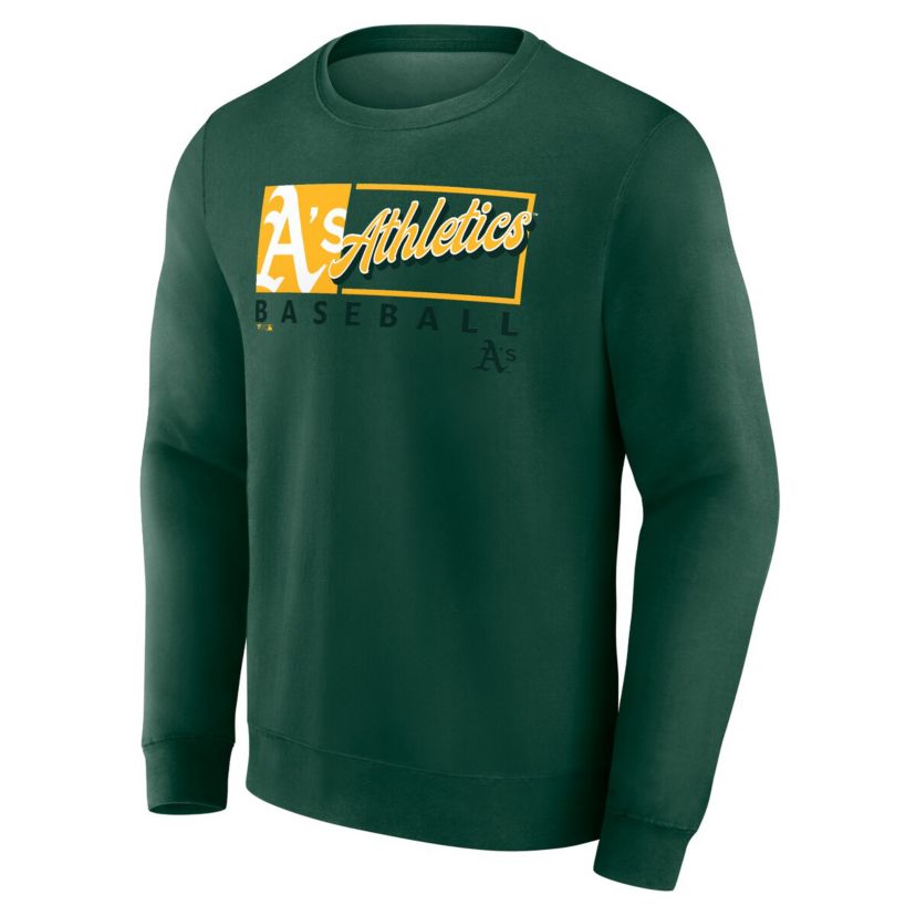 Oakland Athletics MLB Fanatics Athletics Focus Fleece Pullover Sweatshirt