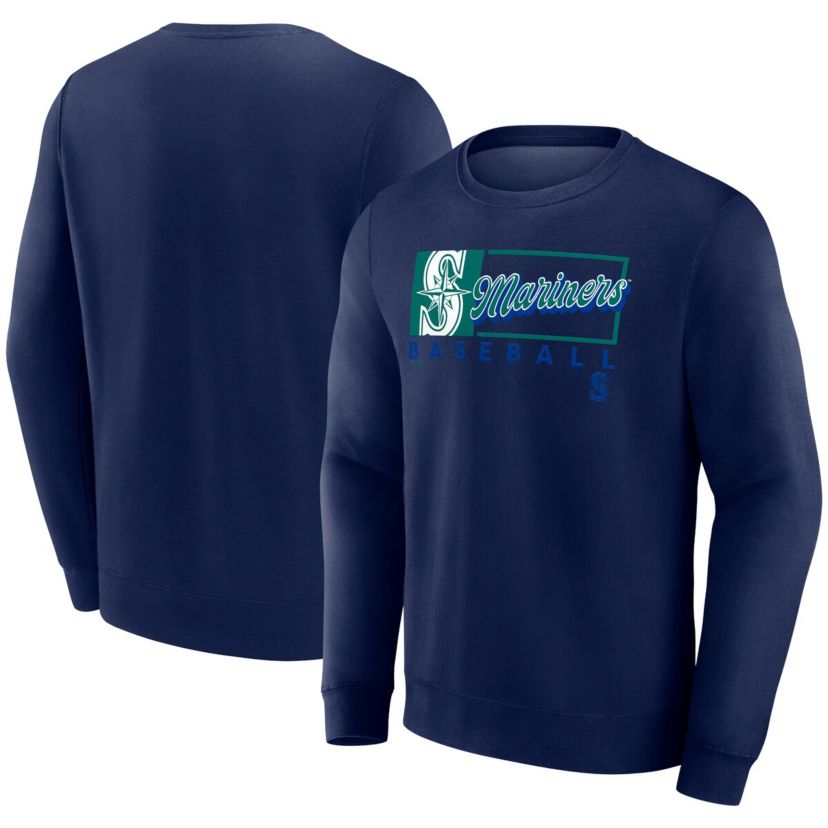 MLB Fanatics Seattle Mariners Focus Fleece Pullover Sweatshirt