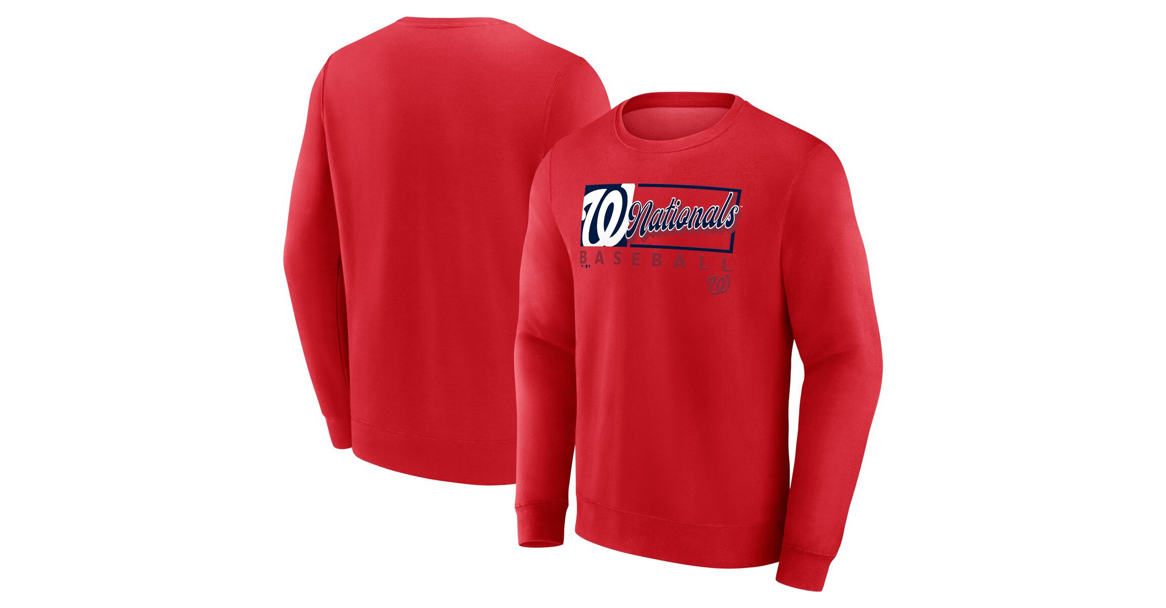 MLB Fanatics Washington Nationals Focus Fleece Pullover Sweatshirt