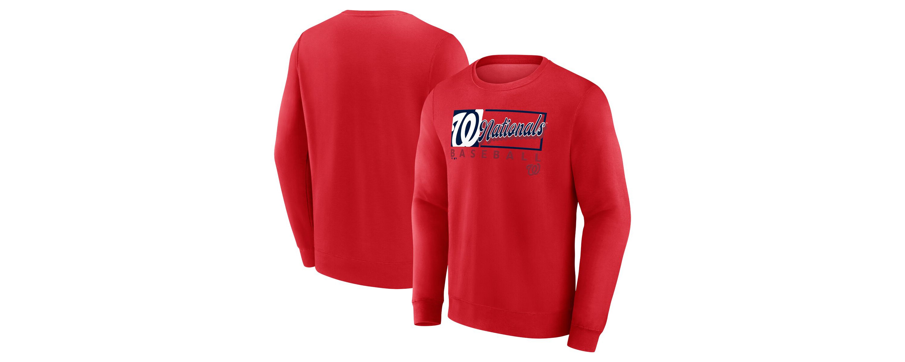 MLB Fanatics Washington Nationals Focus Fleece Pullover Sweatshirt