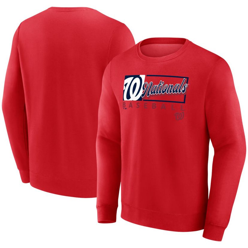 MLB Fanatics Washington Nationals Focus Fleece Pullover Sweatshirt