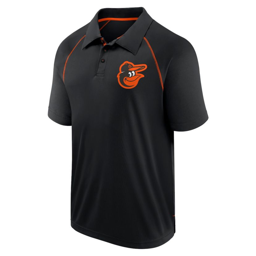 MLB Fanatics Baltimore Orioles Strong Alone Raglan Polo