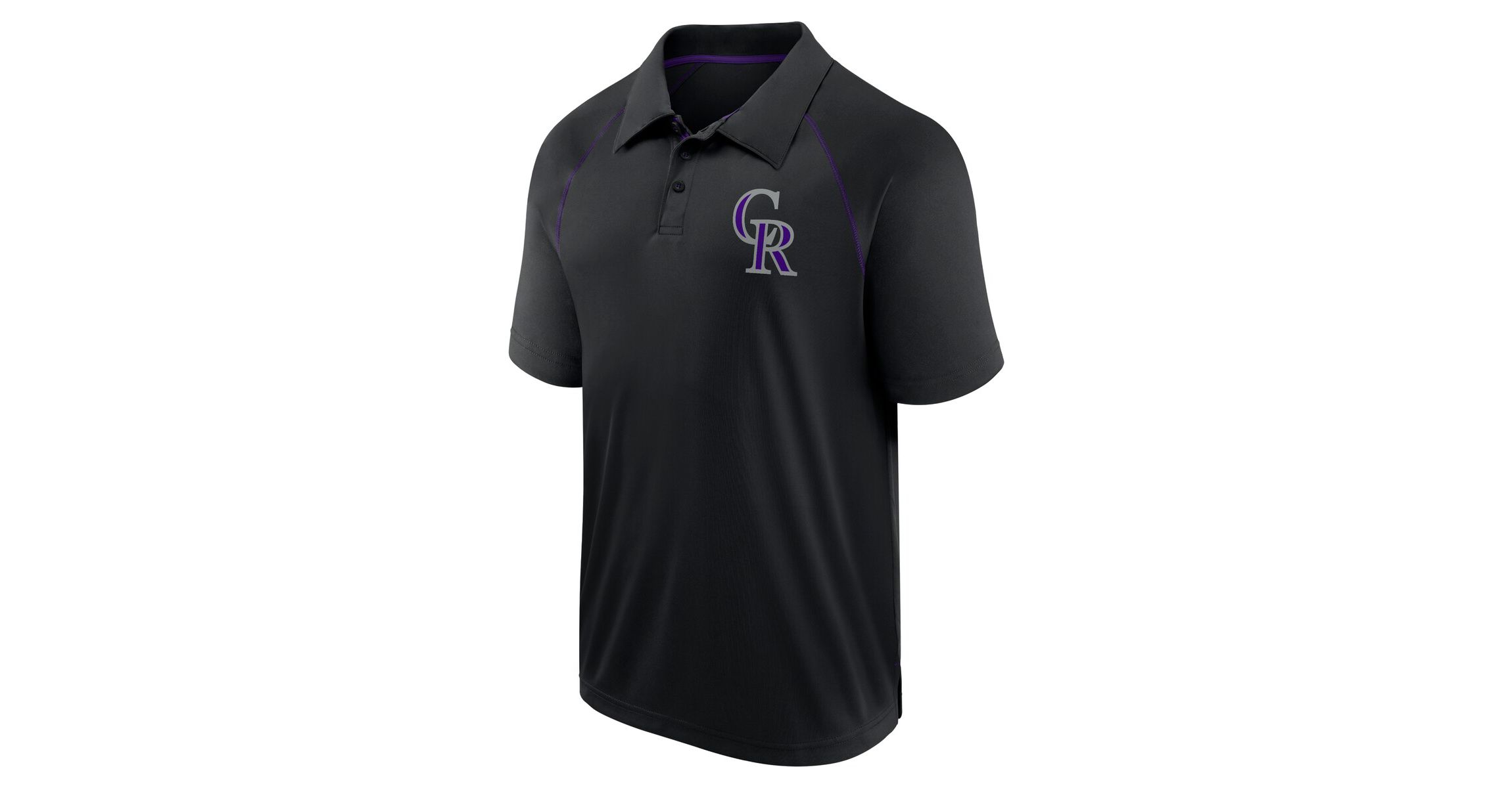 MLB Fanatics Colorado Rockies Strong Alone Raglan Polo