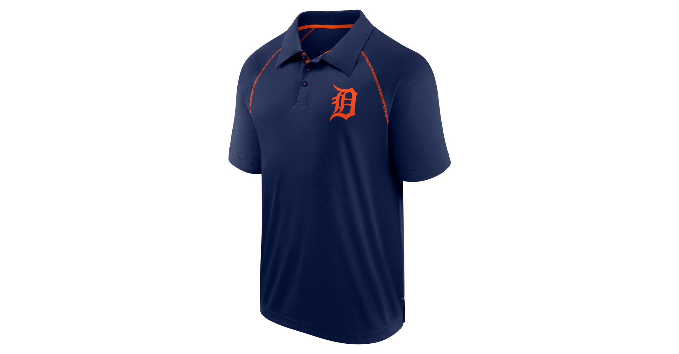 MLB Fanatics Detroit Tigers Strong Alone Raglan Polo